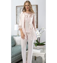 Pudra Penye Pijama Takımı