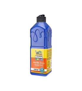 NOVA COLOR NC-383 AKRİLİK BOYA 500gr. MAVİ