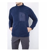 Alpinist Motus Tam Fermuarlı Erkek Outdoor Polar (İndigo)