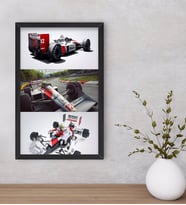 BK Gift Formula 1 Tasarımlı Dekoratif Ahşap Siyah Çerçeveli Tablo-10