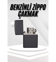 Hediyelik Zarif  Siyah Benzinli Çakmak