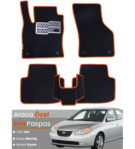 HYUNDAİ ELANTRA (2006-2011) Uyumlu EVA Paspas Tam Set–Araca Özel,Kolay Montaj,Su Geçirmez