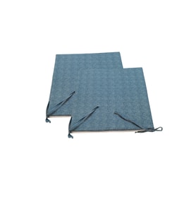 2 Adet Sünger Dolgulu Fermuarlı Sandalye Minderi 40 x 40 x 3 cm