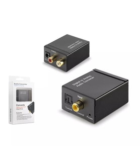 Hadron HDX1300 Dijitalden Analoga Ses Çevirici DAC Adaptör - Optik to RCA
