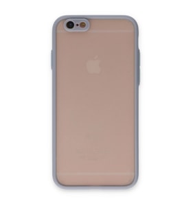 Apple İphone 6 Kılıf Montreal Silikon Kapak - Gri
