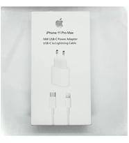 Iphone 11/11 Pro Max- 12/12 Pro Uyumlu Hızlı Şarj Aleti Set 18W Adaptör + USB C Kablo (Beyaz)