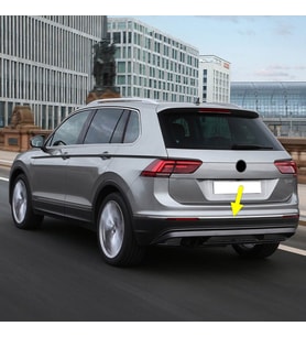 VW Tiguan 2016-2020 Arka Tampon Orta Krom Çıta 5NA853835