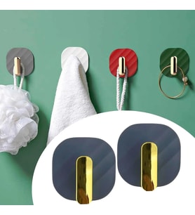 2li Yapışkanlı Retro Askılık Dolap Kapak Kulpu Gri GO-53-vice 01097