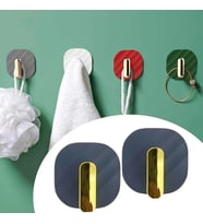 2li Yapışkanlı Retro Askılık Dolap Kapak Kulpu Gri GO-53-vice 01097
