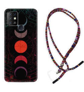 INFINIX Hot 8 9 10 11S Hot 10 Play 10T Kılıf Boyun Asklı Rasta Silikon Epiclys 1645