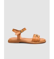 %100 Hakiki Deri Taba Kadın Sandalet