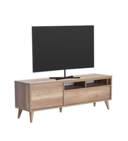 Adore Mobilya Retro Wide Tv Sehpası - Açık Ceviz (Tori) 150x53x40 cm (GxYxD)