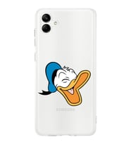 Samsung Galaxy A04  Kapak Donald Duck Tasarımlı Şeffaf  Kılıf