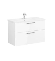 VitrA Root Lavabo Dolabı İki Çekmeceli 100 Cm Parlak Beyaz 68303