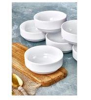Cooker CKR4000 Porselen Kase 12 Cm 6 Lı (Beyaz)