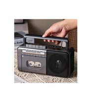 Knstar PX-680BT Gri Bluetooth Kaset Çalar USB SD FM/AM/SW Radyo MP3 Player Nostaljik Teyp
