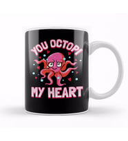 You Octopi My Heart Funny Octopus Pun Kupa Bardak Porselen