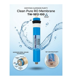 Clean Pure RO Membran 1812 – 100 GPD Yüksek Arıtma Performansı
