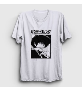 Presmono Unisex Beyaz Poster Anime Cowboy Bebop T-Shirt 492591tt