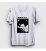 Presmono Unisex Beyaz Poster Anime Cowboy Bebop T-Shirt 492591tt