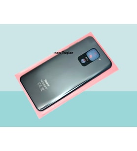 Tkgz - Xiaomi Redmi NOTE 9 FULL KASA Arka Kapak Batarya Kapağı - SİYAH