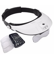 Texta MG81001-G Led Işıklı Gözlük Kafa Büyüteci