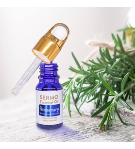 Sermo Esansiyel Yağ Uçucu Yağ Buhurdanlık Esansı Oda Kokusu Esansı Buhur Yağı 10ml (Biberiye Yağı)