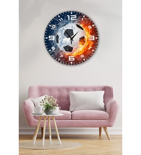 bilge Tasarım Çocuk Odası Duvar Saati 30 x 30 CM (Karışık)