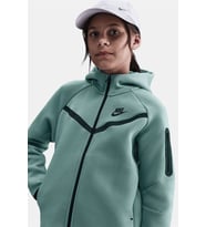 Nike Sportswear Tech Fleece Full-Zıp Hoodie Fermuarlı Kapişonlu Çocuk Sweatshirt Yeşil