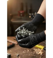 Activehand Süperfit Nitril İş Eldiveni Siyah No:10