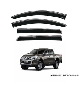 EKİCİLER MITSUBISHI L-200 2015 SONRASI KROMLU CAM RÜZGARLIĞI