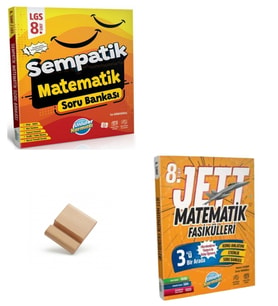 Ünlüler Karması LGS 2027 Matematik Jett Fasiküller ve Soru Bankası Seti + Telefon Standı