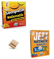 Ünlüler Karması LGS 2027 Matematik Jett Fasiküller ve Soru Bankası Seti + Telefon Standı