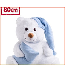 80 cm Yastıklı Uyku Arkadaşı Peluş Ayıcık