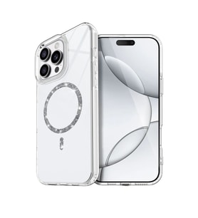 Apple İphone 14 Pro Max Live Diamond Magsafe Kapak - Şeffaf