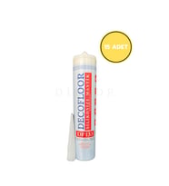 Silikonize Mastik 15 Adet x 500gr Yüksek Yapışma Gücüne Sahip