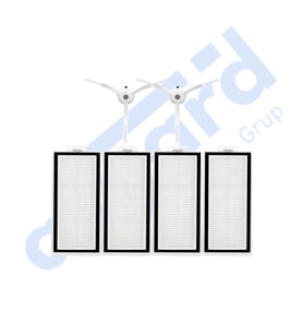 ROBOROCK Q8 MAX , Q8 MAX+ UYUMLU 2 Yan Fırça 4 Filtre PKT-iasgf0001240