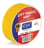 KRAF ÇİFT TARAFLI BANT 38MMX25M 2538G