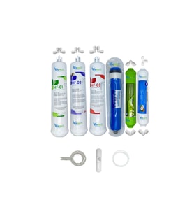 PWS Kapalı Kasa Su Arıtma Cihazlarına  HFT  6li Reverse Osmosis mebran Alkali+tatlandırıcı
