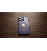 iPhone 14 Pro Uyumlu Derin Mor AG-Glass Seramik Silikon Kamera Korumalı Kılıf