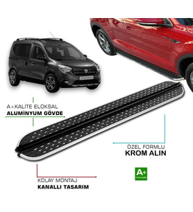 DACIA DOKKER 2012 2013 2014 2015 2016 2017 2018 2019 2020 YAN BASAMAK