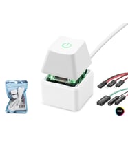 Masaüstü Bilgisayar Rgb Power Tuşu On/Off Switch Beyaz ND2810