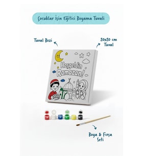 Ramazan Eğitici Boyama Seti Hoş Geldin Ramazan Coşkusu (Şövalesiz)