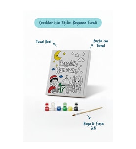 Ramazan Eğitici Boyama Seti Hoş Geldin Ramazan Coşkusu (Şövalesiz)
