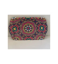 Çini/Mandala Temalı Mini Sunum Tepsisi - 1 Adet (Karışık)