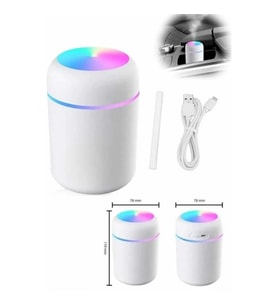 Mey İthalat® Hava Nemlendirici Buhar Makinesi Led Işıklı USB Dekoratif Nemlendirici