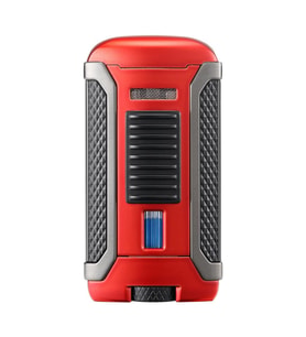 Colibri Apex Tek Torch Pürmüz Metalik Kırmızı-Siyah Puro Çakmağı (Karışık)