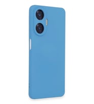 Newface Realme C55 Kılıf Nano içi Kadife Silikon - Mavi