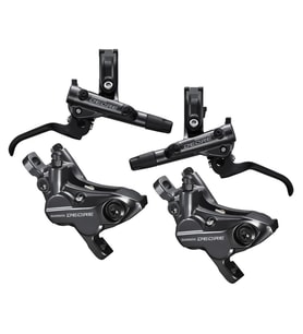 Shimano BL-M6100+BR-M6120 4 Piston Hidrolik Disk Fren Seti Takımı (Siyah)
