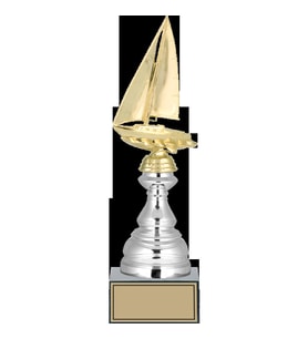 ODAK KUPA - Figürlü Kupalar - Yelken Figürlü Kupalar FG-024 B - 33 cm